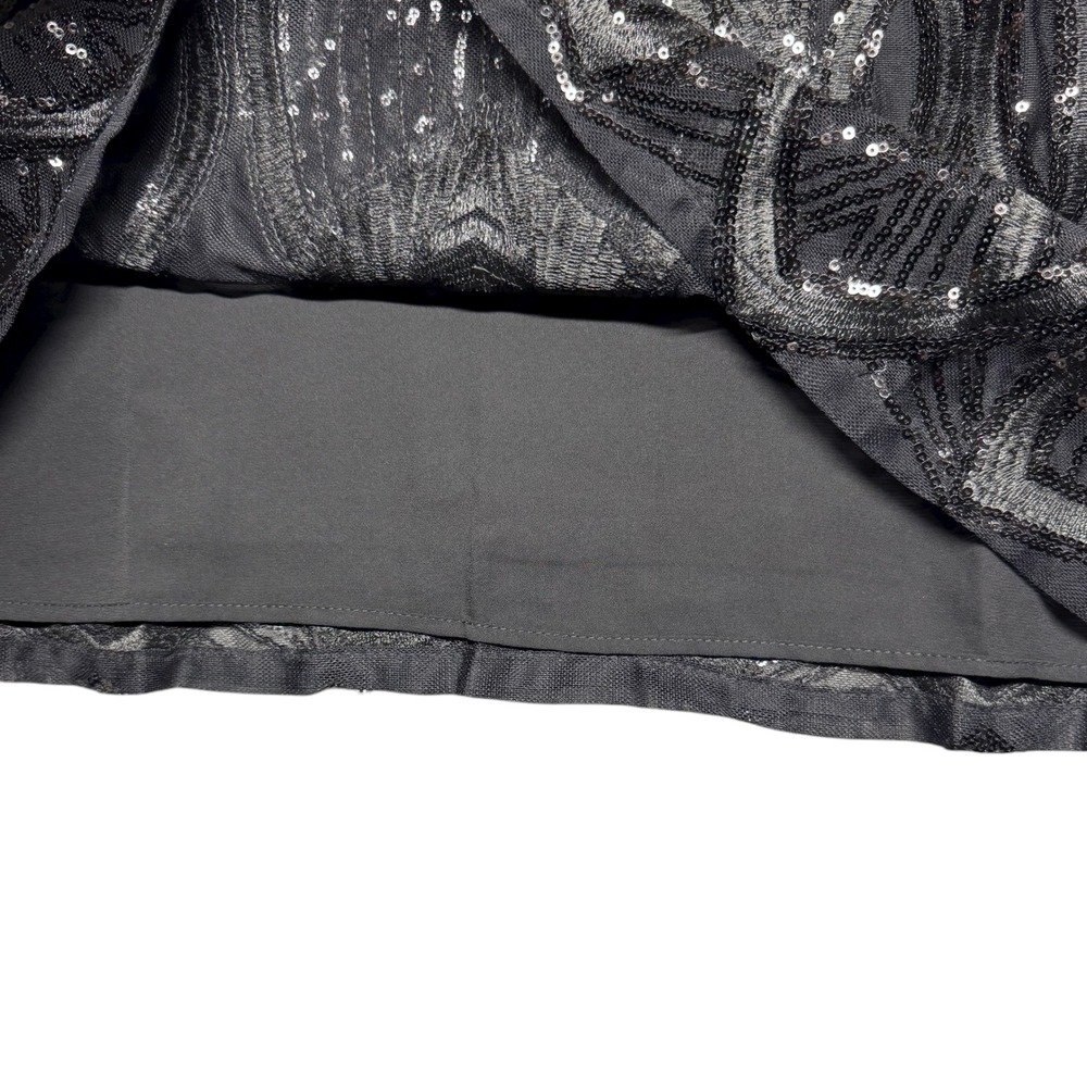 Three Eighty Two Revolve Sequin‎ Black Mini Dress… - image 5